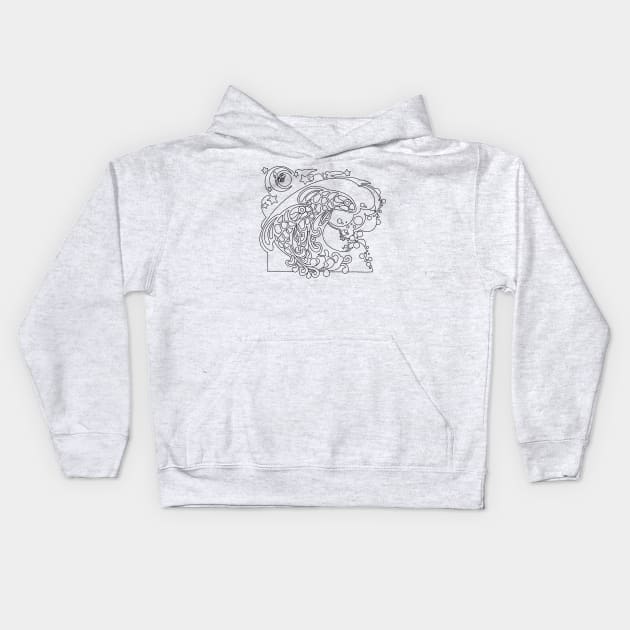 PISCES Kids Hoodie by TheCosmicTradingPost